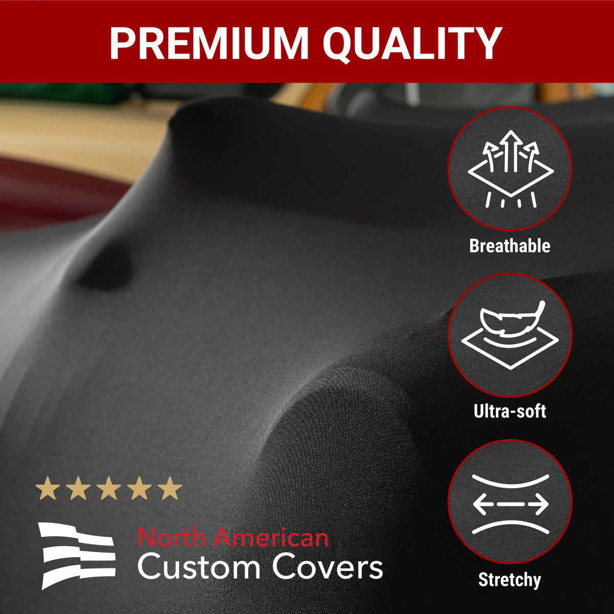 Premium Indoor Stretch Car Cover for Chevrolet Corvette