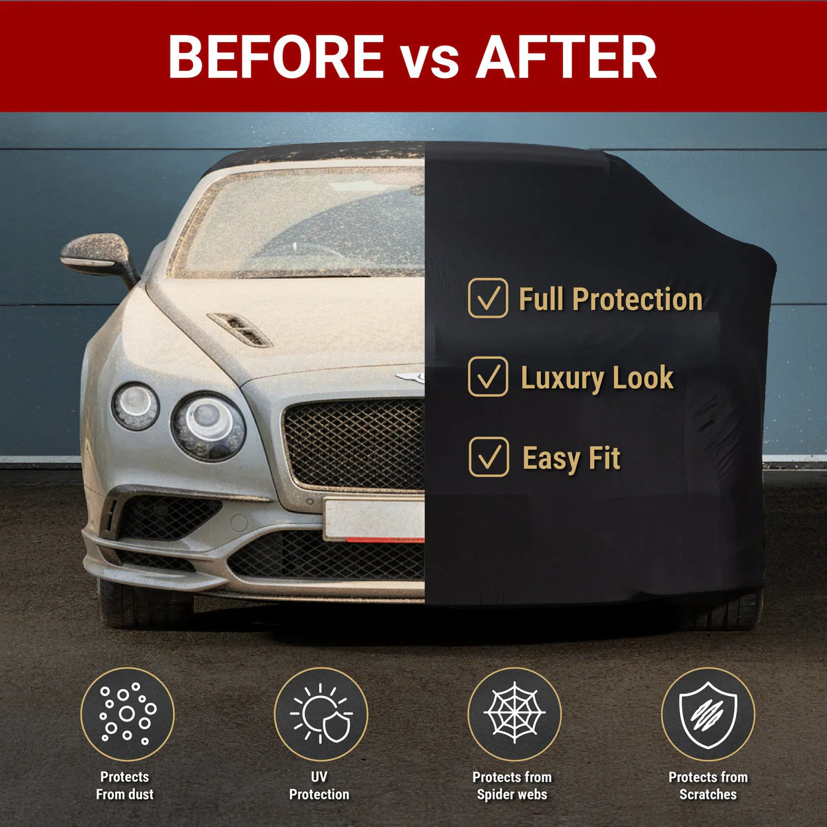 Premium Indoor Stretch Car Cover for Chevrolet Corvette