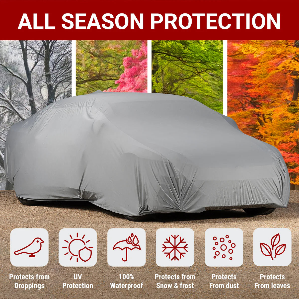 Premium Outdoor Stretch Car Cover for Ford Thunderbird