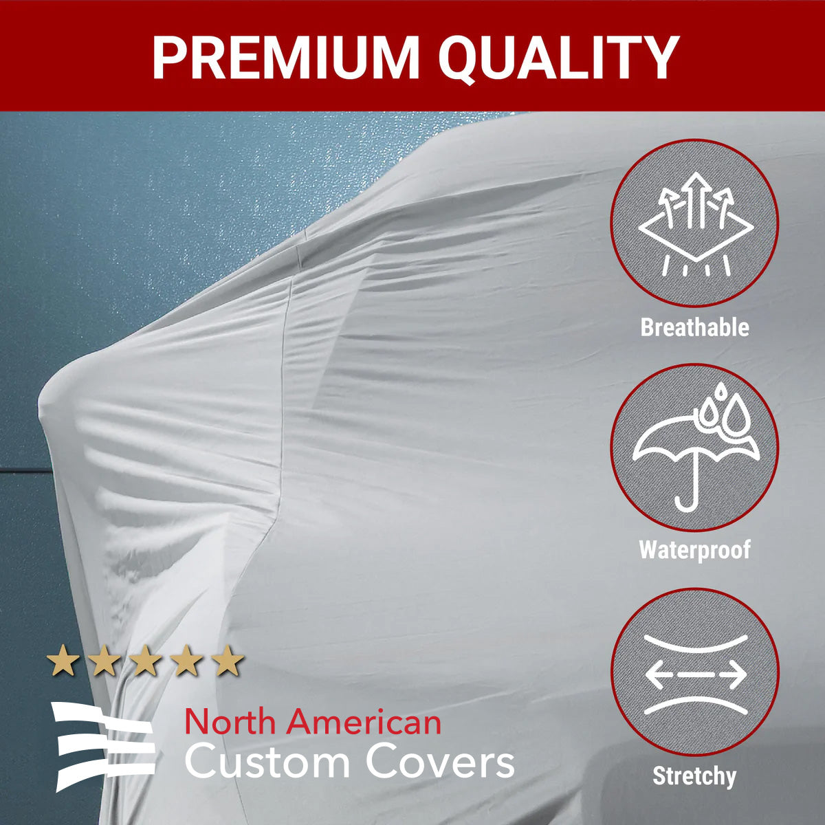 Premium Outdoor Stretch Car Cover for Porsche 718 Boxster, Cayman, GT4 & Spyder