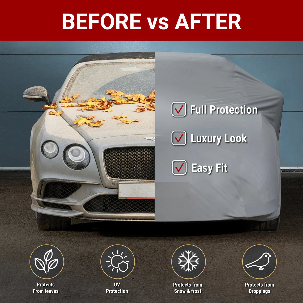 Premium Outdoor Stretch Car Cover for Ford Thunderbird