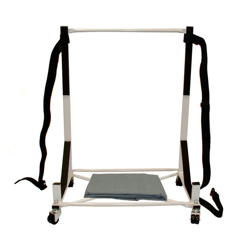Hardtop Storage Cart Stand (White) with Securing Harness and Hardtop Dust Cover (050)
