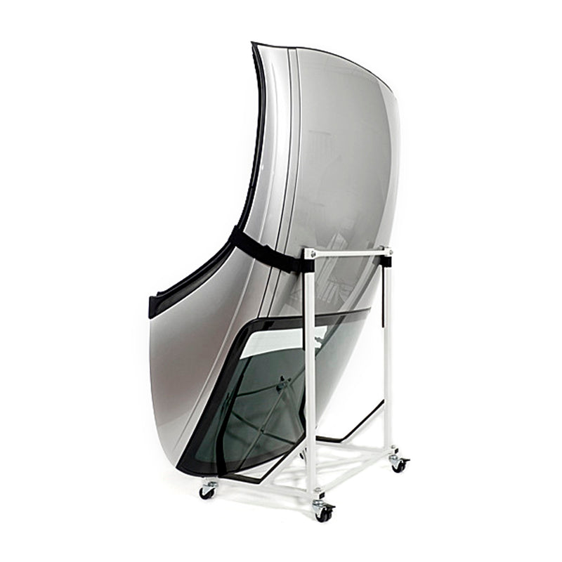 Support de chariot robuste pour chariot à support rigide Honda S2000 (blanc) avec harnais de sécurité et housse anti-poussière pour dessus rigide (050)