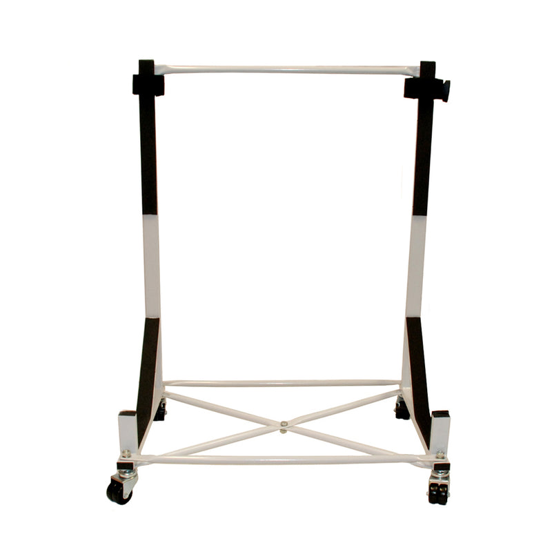 Mercedes R107 SL Heavy-duty Hardtop Stand Trolley Cart Rack (White) with Securing Harness and Hard Top Dust Cover (050)