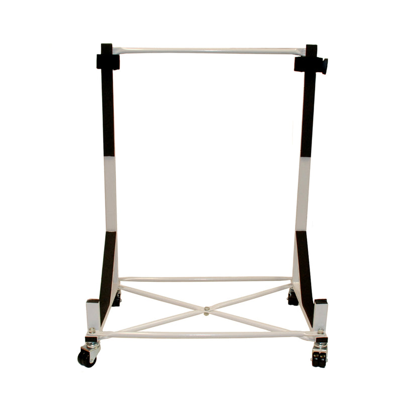 Triumph Stag Heavy-duty Hardtop Stand Trolley Cart Rack (White) with Securing Harness and Hard Top Dust Cover (050)