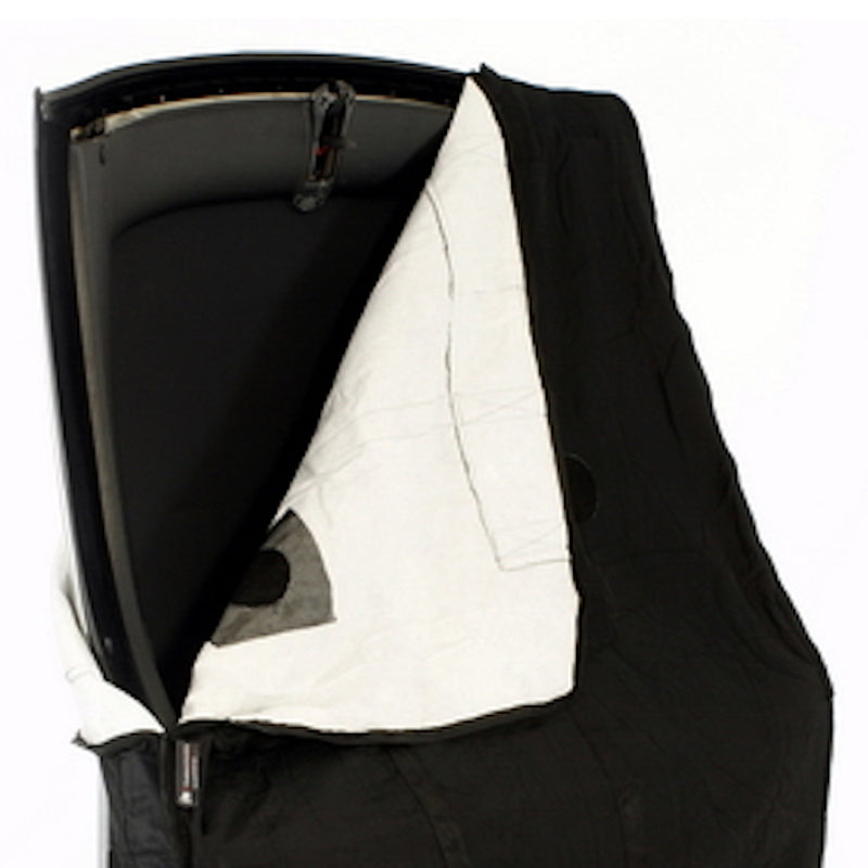 Custom Fit Cover and Premium Cart (Black) Storage Package for the Mercedes R129 1989 to 2002 Hardtop (017050Bc)