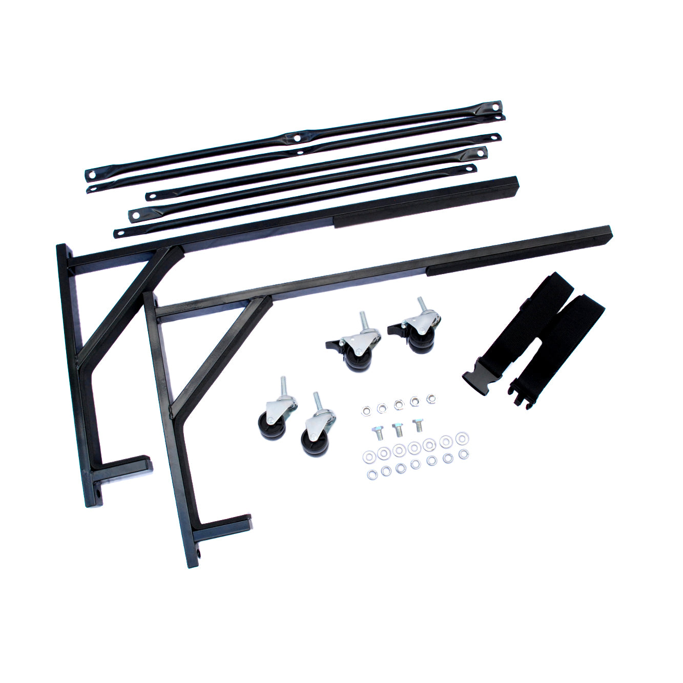 Austin Healey Heavy-duty Hardtop Stand Trolley Cart Rack with Securing Harness and Dust Cover (Various Options)