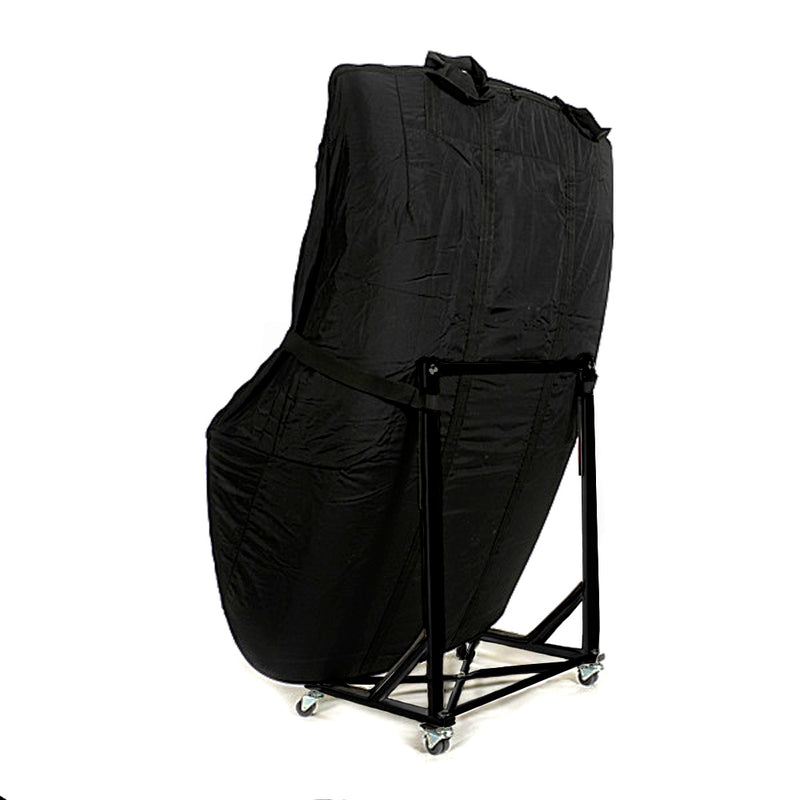 Custom Fit Cover and Cart (Black) Storage Package for the BMW E46 3 Series 2000 to 2006 Hardtop (001050B)