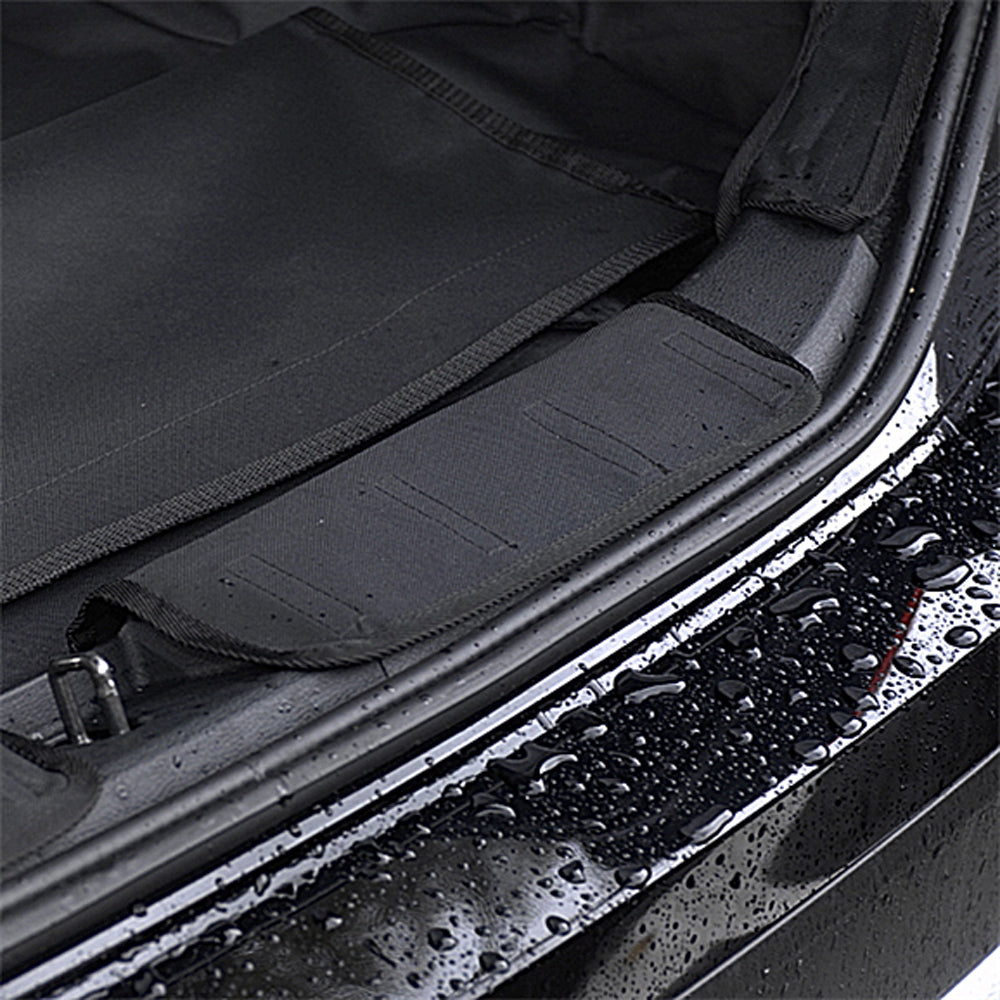 Protection Coffre Arrière En Cuir PU Pour Yamaha Tricity 300 (2021-2022) - Doublure De Rangement - 7