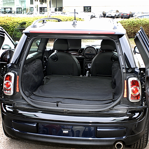 Tapis de coffre sur mesure pour BMW Mini Clubman version plancher surélevé Génération 1 (R55) - 2007 à 2014 (084)