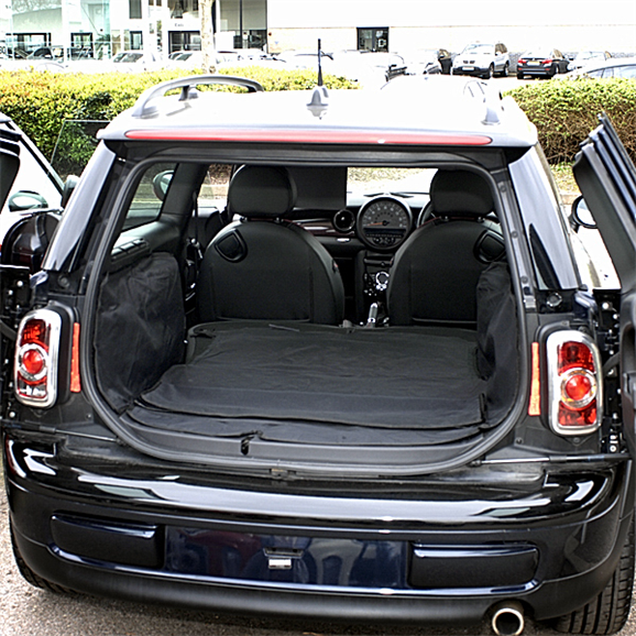 Protection de Coffre MINI CLUBMAN 2015 AUJOURD'HUI Matelassée plancher de  coffre HAUT