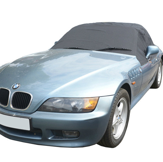 Soft Top Roof Protector Half Cover for BMW Z3 - 1995 to 2002 (100) - BLACK