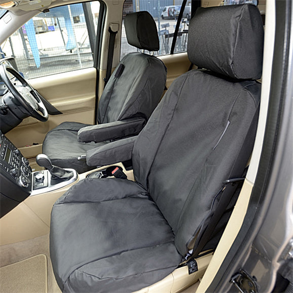 Housses de siège sur mesure pour Land Rover LR2 - Paire avant - Sur mesure 2006 à 2015 (108)