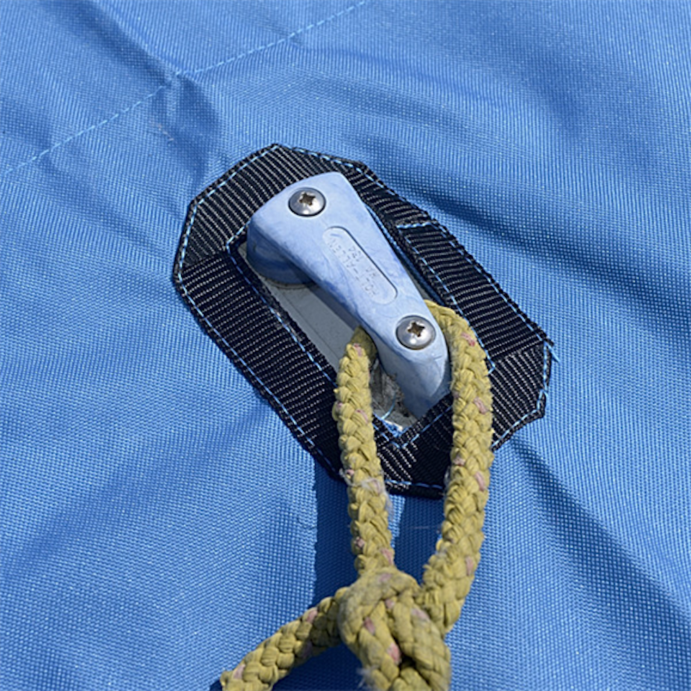 Housse de pont de voilier pour dériveur Laser – Housse de bateau sur mesure, imperméable et respirante – Bleu (125B)
