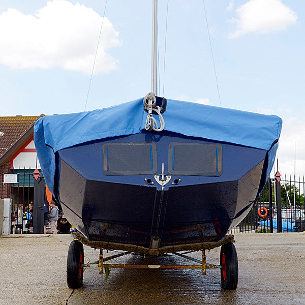 Enterprise Dinghy Deck Cover – Housse de bateau sur mesure et étanche – Bleu (126B)