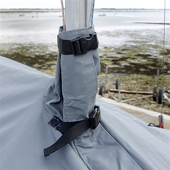 Enterprise Dinghy Deck Cover – Housse de bateau sur mesure et étanche – Gris (126G)