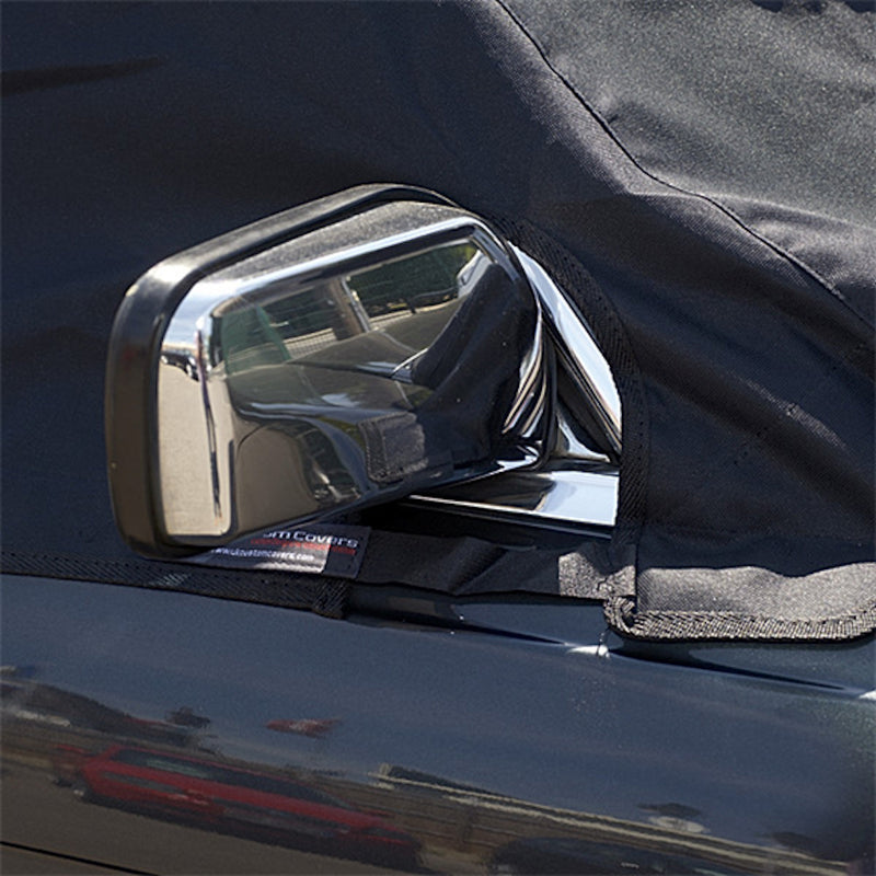 Soft Top Roof Protector Half Cover for Mercedes R107 (SL Class) - 1971 to 1989 (133) - BLACK
