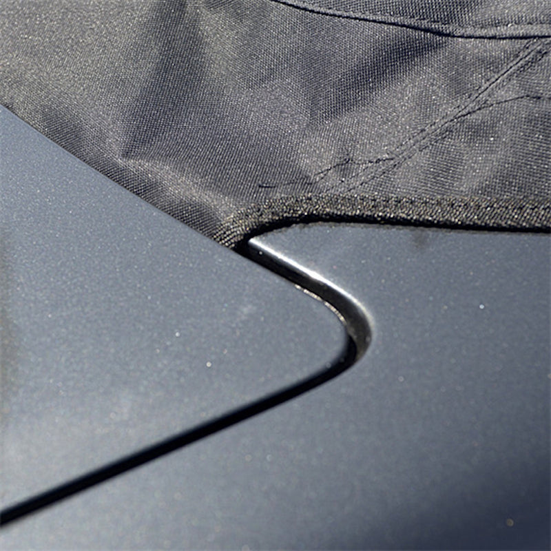 Soft Top Roof Protector Half Cover for Mercedes R107 (SL Class) - 1971 to 1989 (133) - BLACK