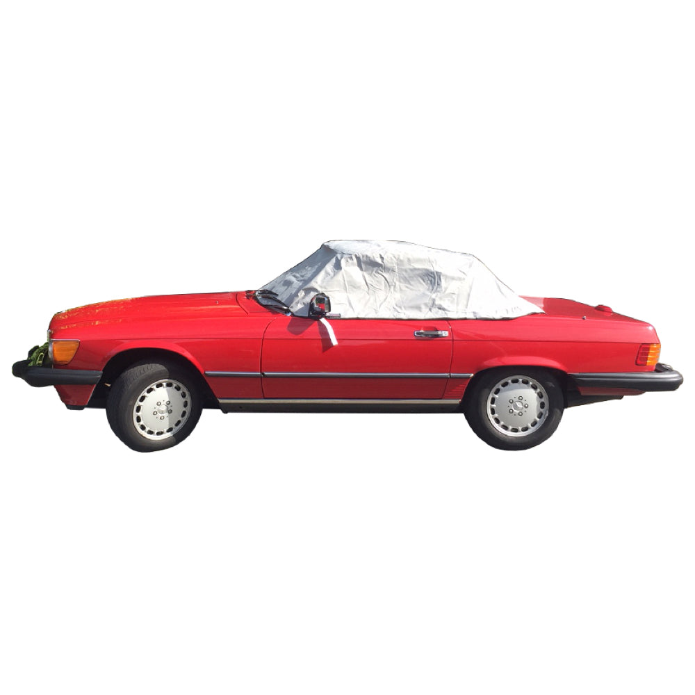 Demi-couverture de protection de toit souple pour Mercedes R107 (Classe SL) - 1971 à 1989 (133G) - GRIS