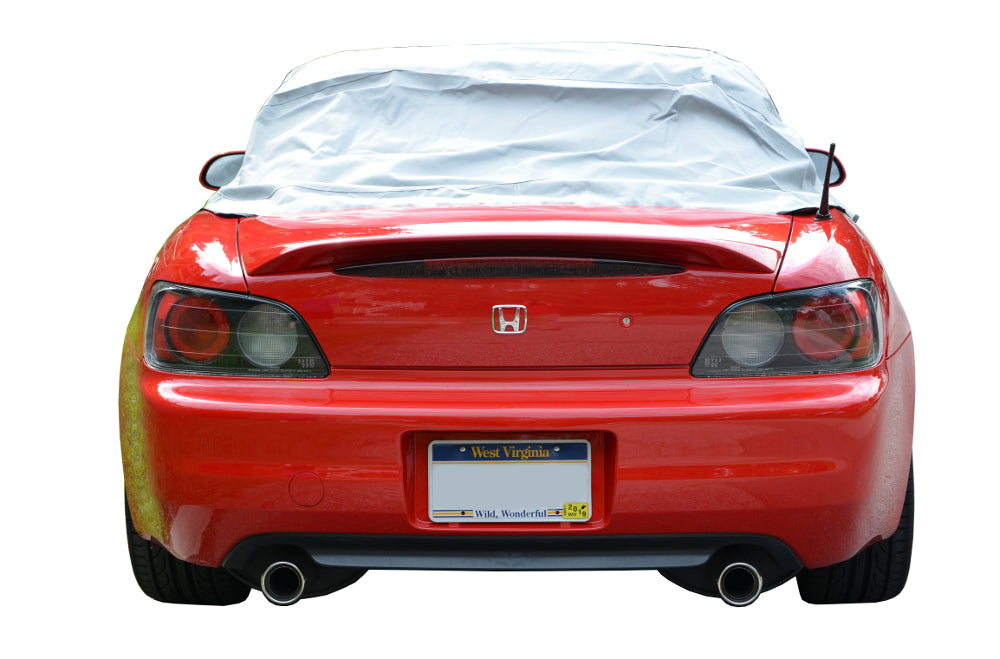 Demi-couverture de protection de toit souple pour Honda S2000 - 1999 à 2009 (134G) - GRIS