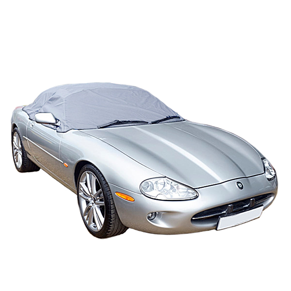 Demi-couverture de protection de toit souple pour Jaguar XK8 - 1997 à 2006 (135G) - GRIS