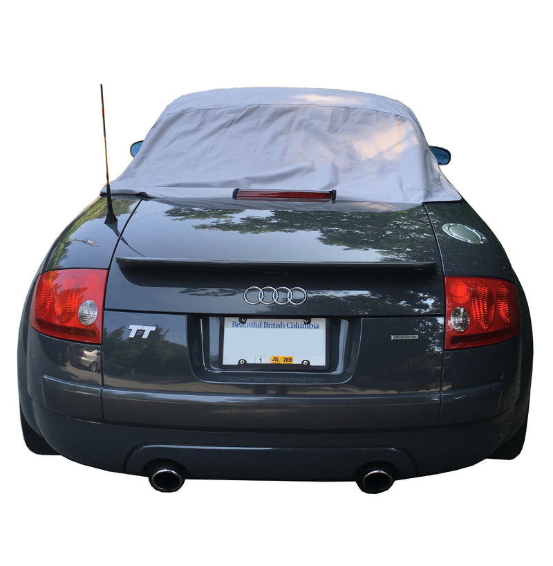 Soft Top Roof Protector Half Cover for Audi TT - Mk1 (Typ 8N) 1998 to 2006 (136G) - GREY