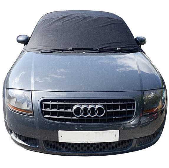Soft Top Roof Protector Half Cover for Audi TT Mk1 (Typ 8N) - 1998 to 2006 (136) - BLACK