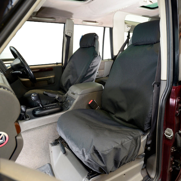 Housses de siège sur mesure pour Land Rover Discovery 2 – Paire avant – Sur mesure de 1998 à 2004 (148)