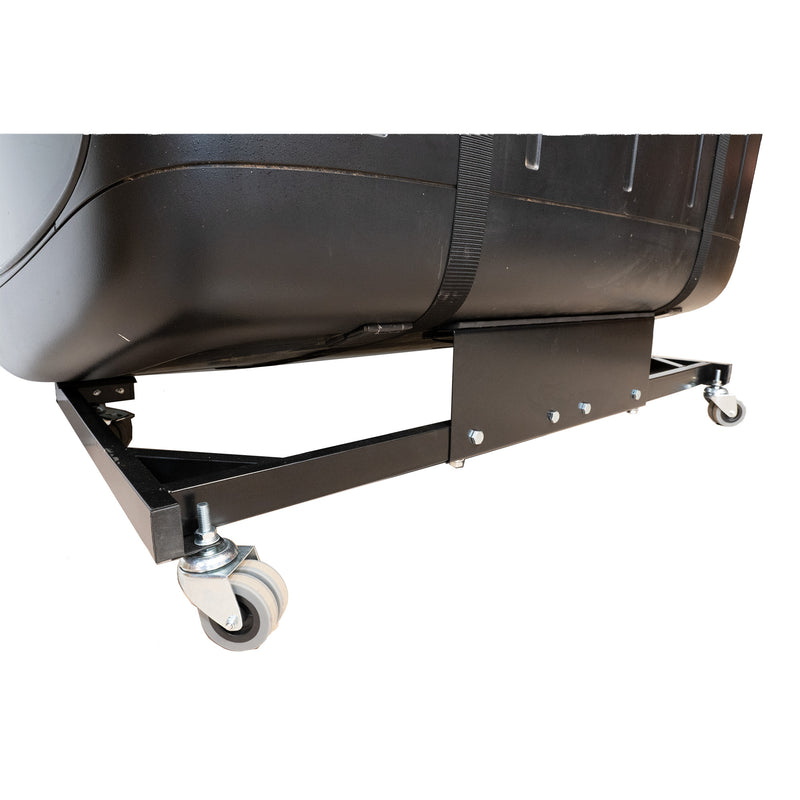 Jeep Wrangler TJ 2-door Heavy-duty Hardtop Stand Trolley Cart Rack (Black) with Rear Window Securing Straps (1502)