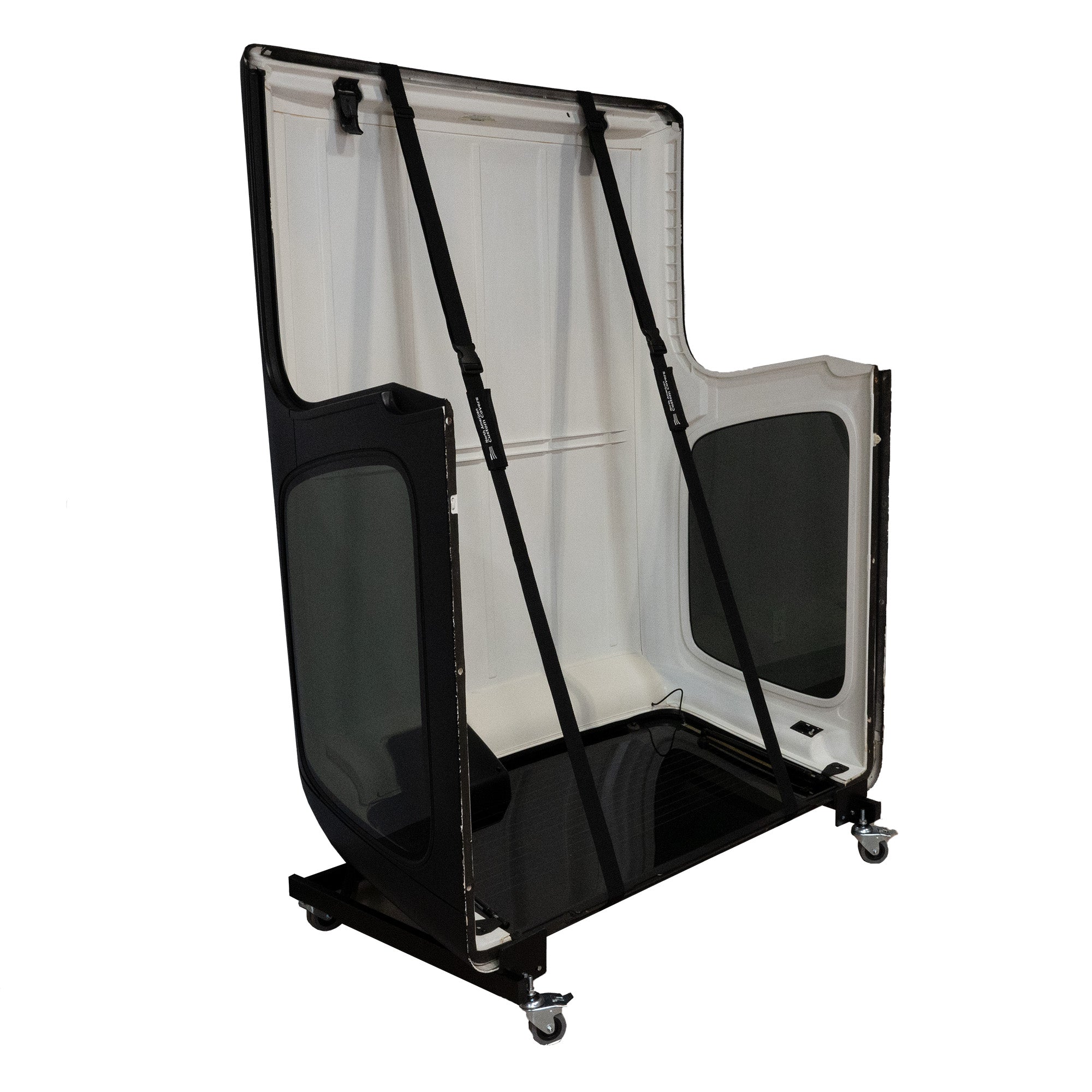 Support de chariot à toit rigide robuste pour Jeep Wrangler avec sangles de fixation pour lunette arrière (diverses options)