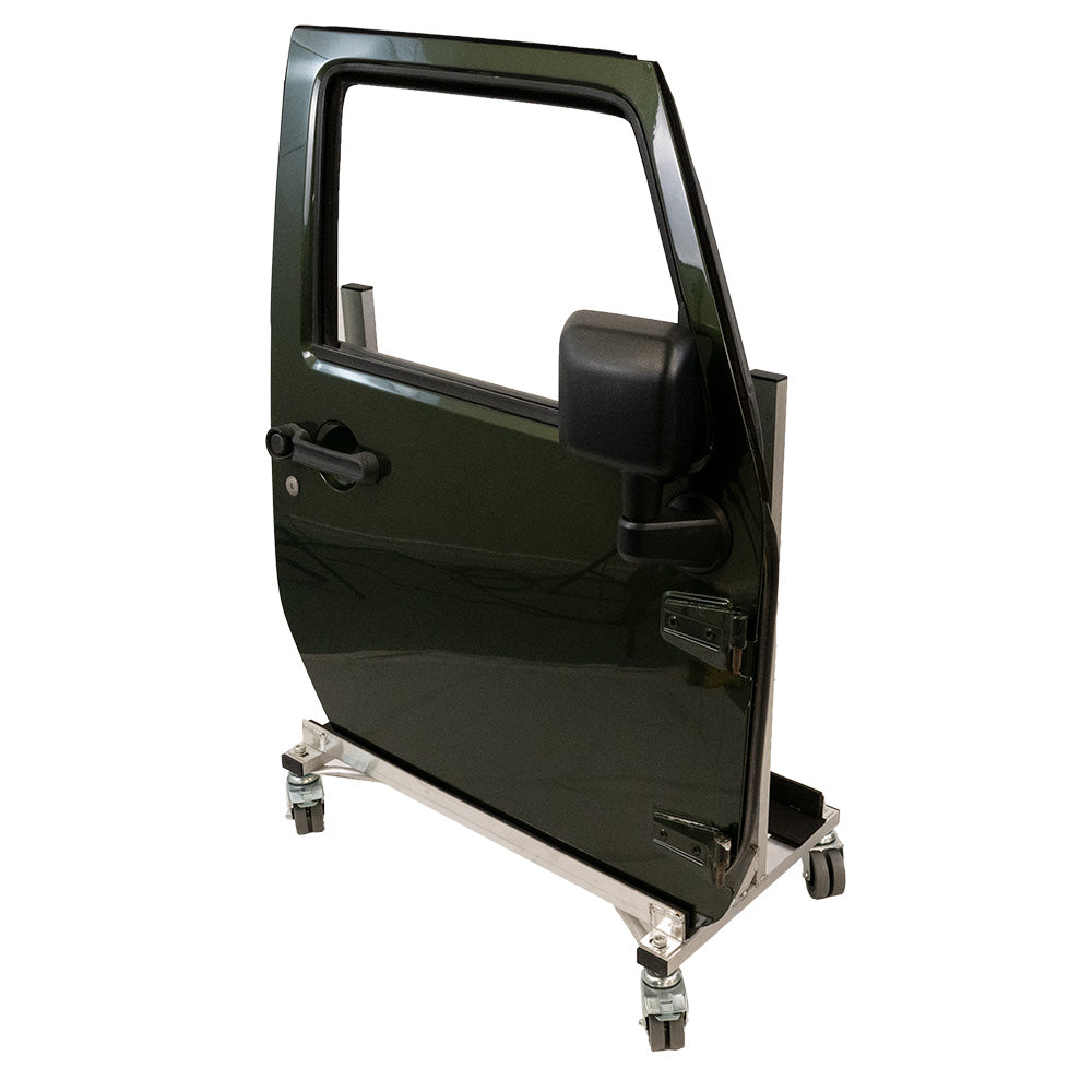 Jeep Wrangler Heavy-duty Door Storage Stand Trolley Cart Rack with Securing Strap (Various Options)