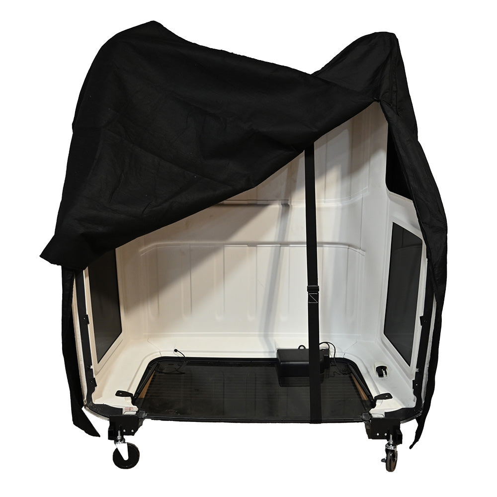 thumbnail image 2 of 6-Layer Waterproof Car Cover For Jeep Wrangler JK TJ 2-Door – Black, Cotton Inner Lining, PEVA Material 2 of 3