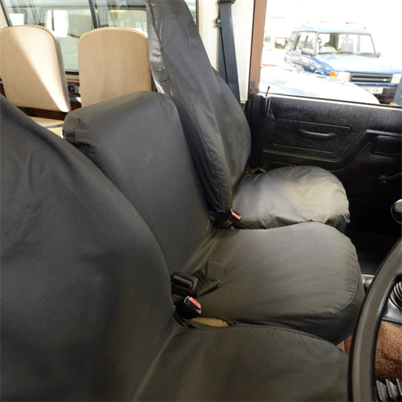 Housses de siège sur mesure pour Land Rover Defender - Sièges avant - Sur mesure de 1983 à 2007 (150)