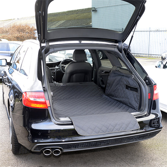 Doublure de coffre matelassée sur mesure pour l'Audi A4 Allroad Avant - 2008 à 2015 (183)