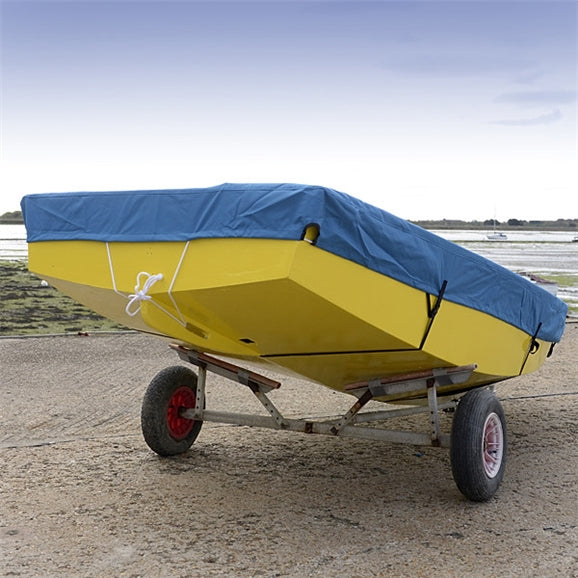 Mirror Dinghy Deck Cover - Tailored, Waterproof, Breathable Boat Cover - Blue (204B)