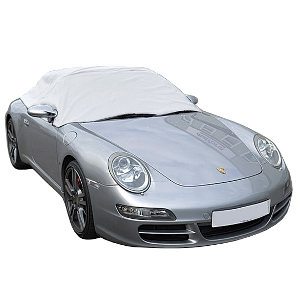 Demi-couverture de protection de toit souple pour Porsche 911 996 997 - 1999 à 2011 (232G) - GRIS