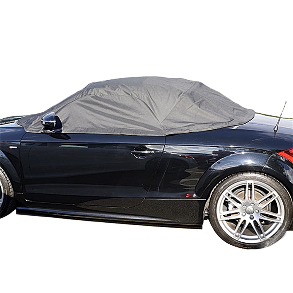 Soft Top Roof Protector Half Cover for Audi TT - Mk2 (Typ 8J) 2006 to 2014 (238) - BLACK