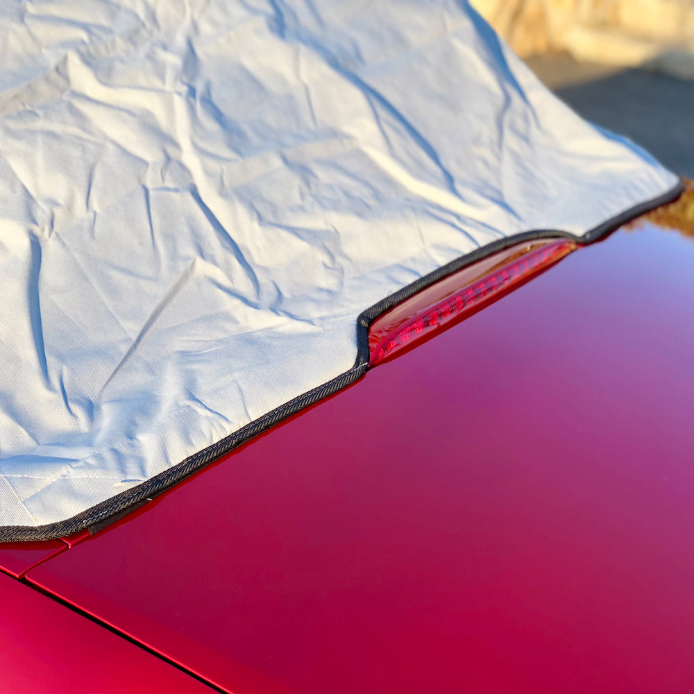 Demi-couverture de protection de toit souple pour Mazda Miata MX5 Mk4 (ND) - à partir de 2015 (262G) - GRIS