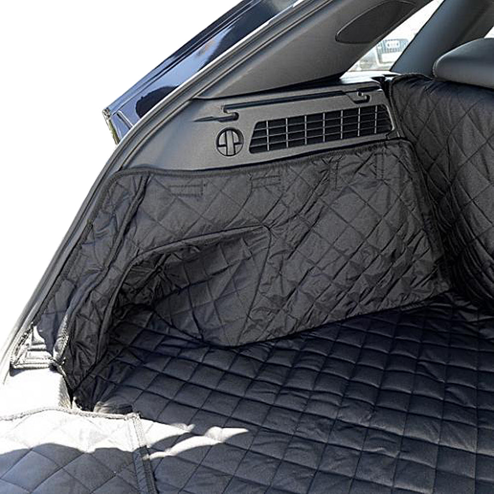 Doublure de coffre matelassée sur mesure pour la version à plancher surélevé Audi Q3 génération 1 - 2011 à 2018 (265)