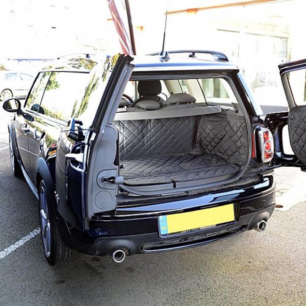 Doublure de coffre matelassée sur mesure pour la version à plancher surélevé BMW Mini Clubman R55 - 2007 à 2014 (273)
