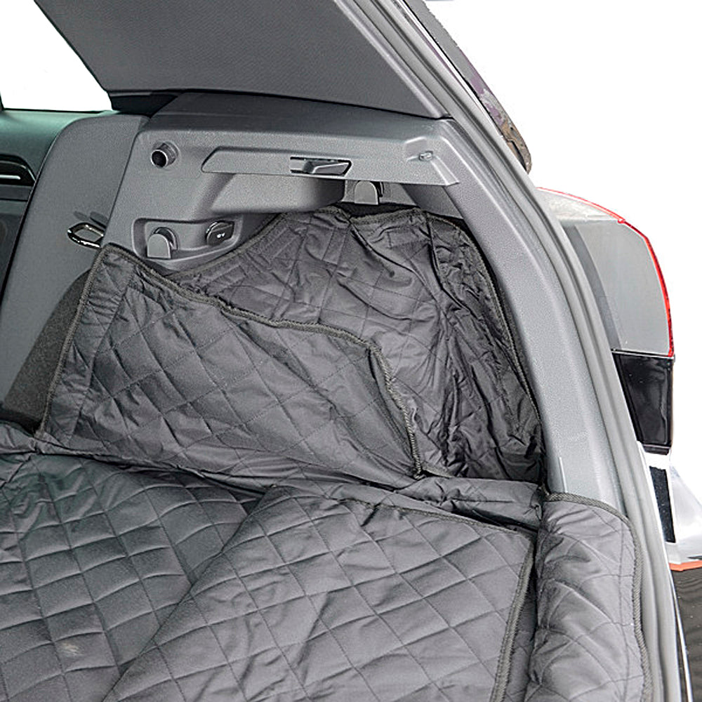 Tapis de coffre pour Volkswagen VW Golf MK7 Hatchback (version à plancher surélevé) - 2013 à 2019 - Ajustement personnalisé et matelassé (279)
