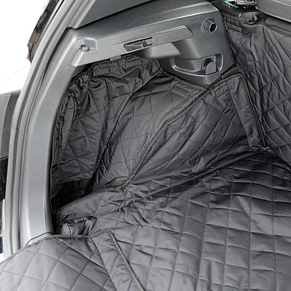 Tapis de coffre pour Volkswagen VW Golf MK7 Hatchback (version à plancher surélevé) - 2013 à 2019 - Ajustement personnalisé et matelassé (279)