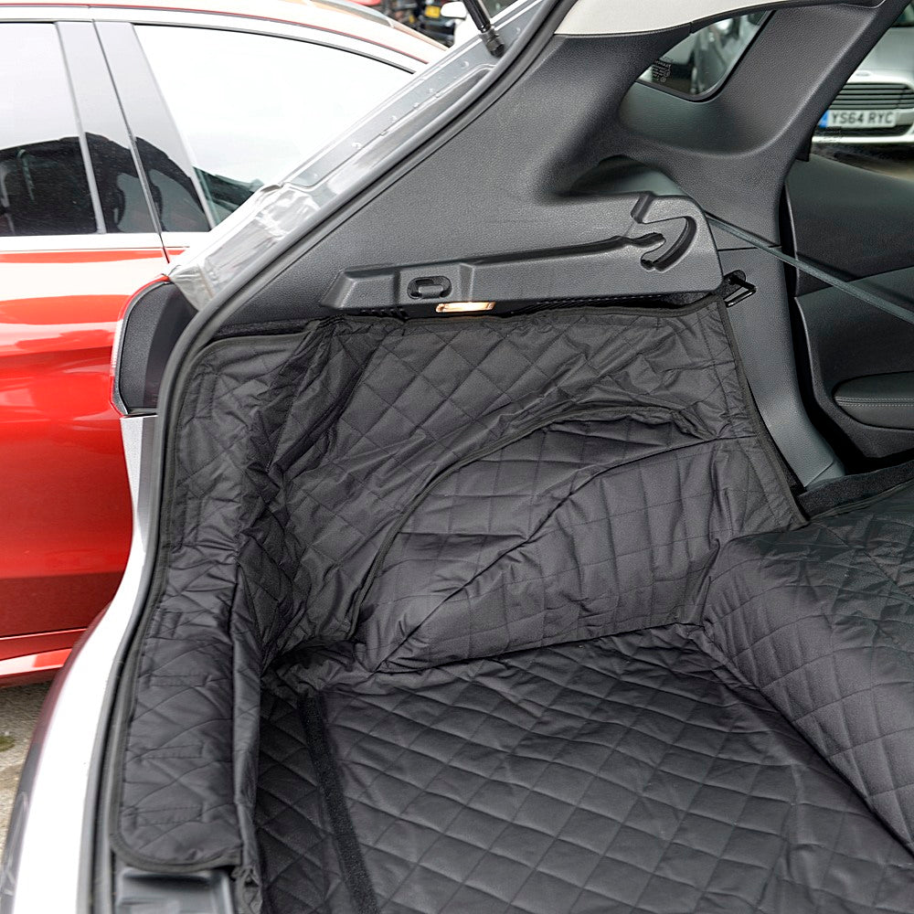 Forro de carga acolchado personalizado para Nissan Rogue Sport / Qashqai versión de piso bajo de 5 plazas - A medida e impermeable - J11 2013 en adelante (320)
