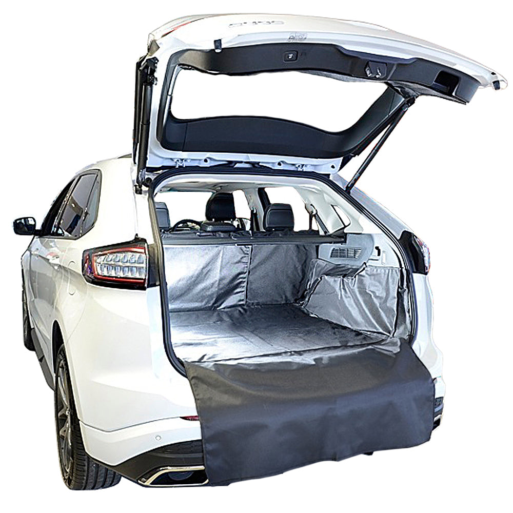Tapis de coffre sur mesure pour Ford Edge Génération 2 avec côtés recouverts de moquette - à partir de 2015 (345)