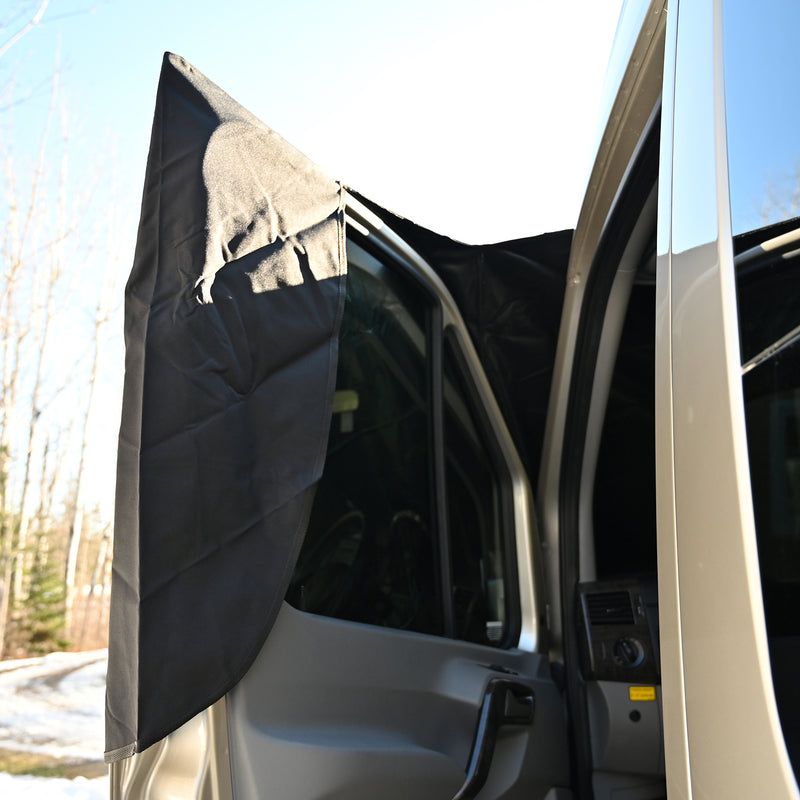 Screen Wrap Frost Cover for Mercedes Sprinter Van - BLACK - Generation 2 - 2006 to 2018 (369B)