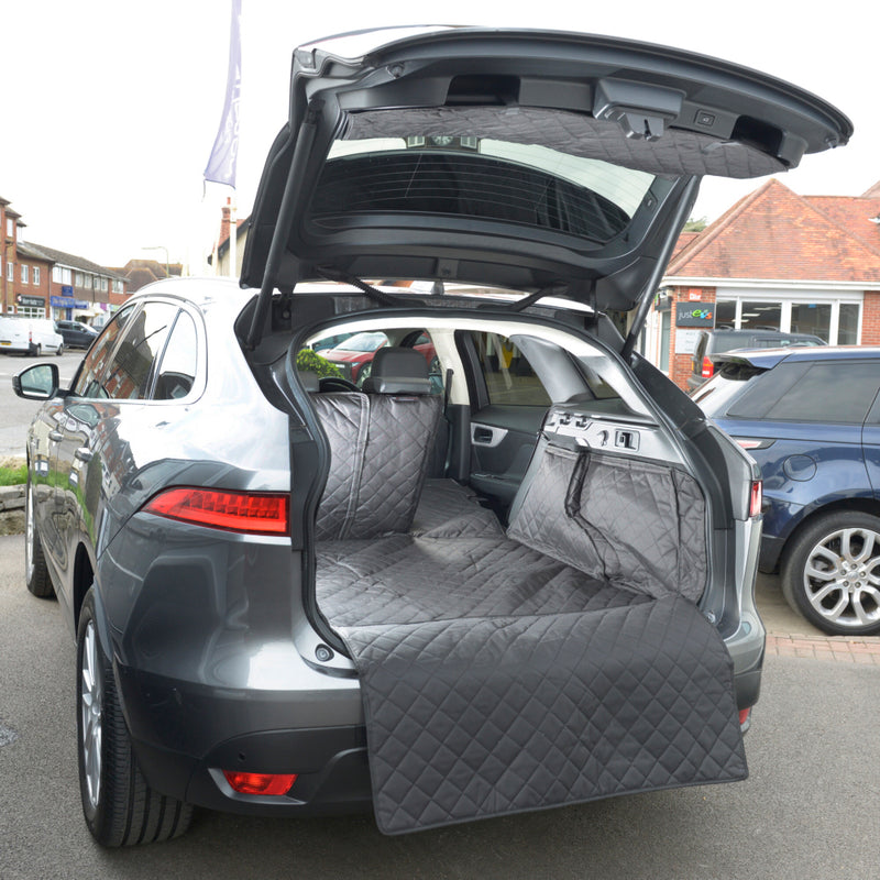 Custom Fit Quilted Cargo Liner for the Jaguar F Pace Generation 1 (X761) - 2016 onwards (412)