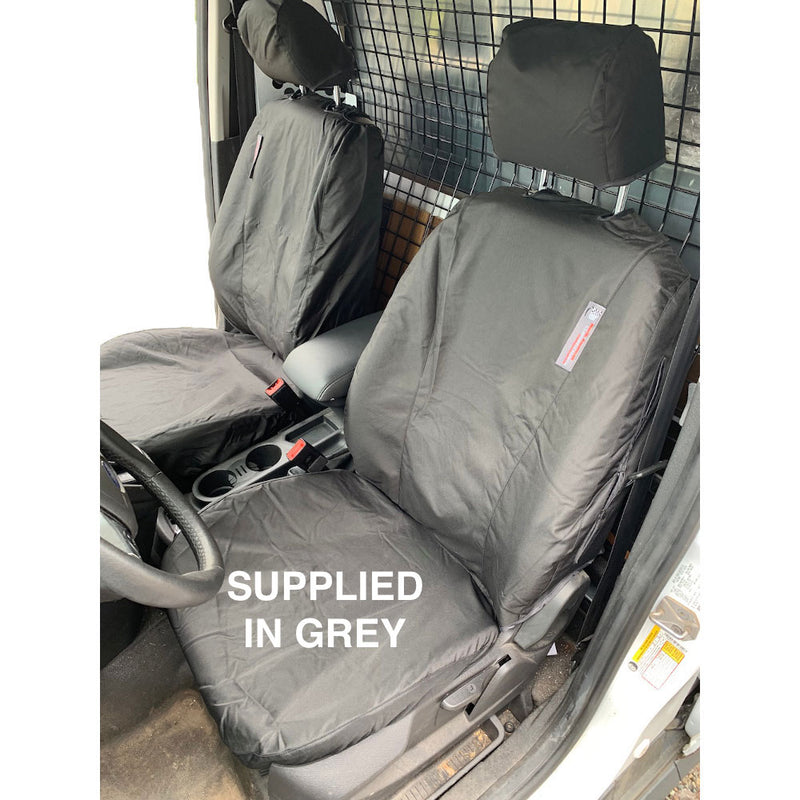 Custom-fit Front Seat Cover Set for the Ford Transit Connect Generation 2 (GREY) - 2013 onwards (442G)