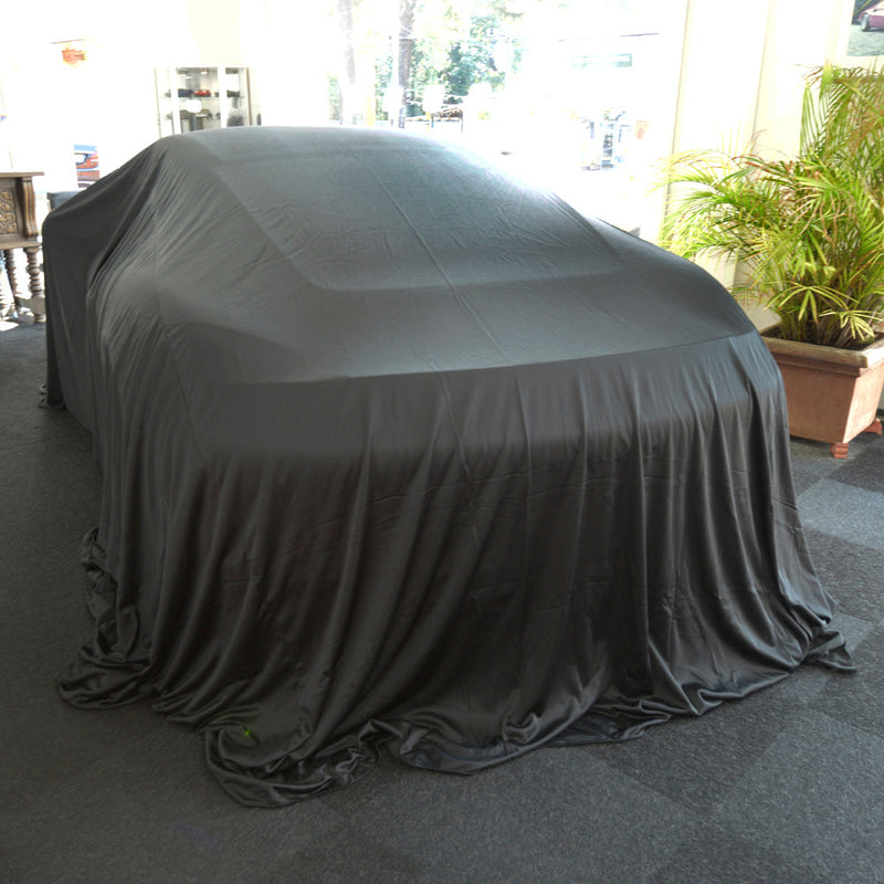 Showroom Reveal Car Cover for Chevrolet models - MEDIUM Sized Cover - Black (448B)