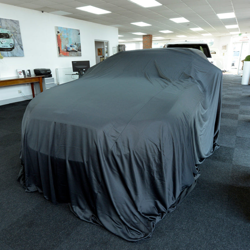 Showroom Reveal Car Cover for Fiat models - Large Sized Cover - Black (449B)