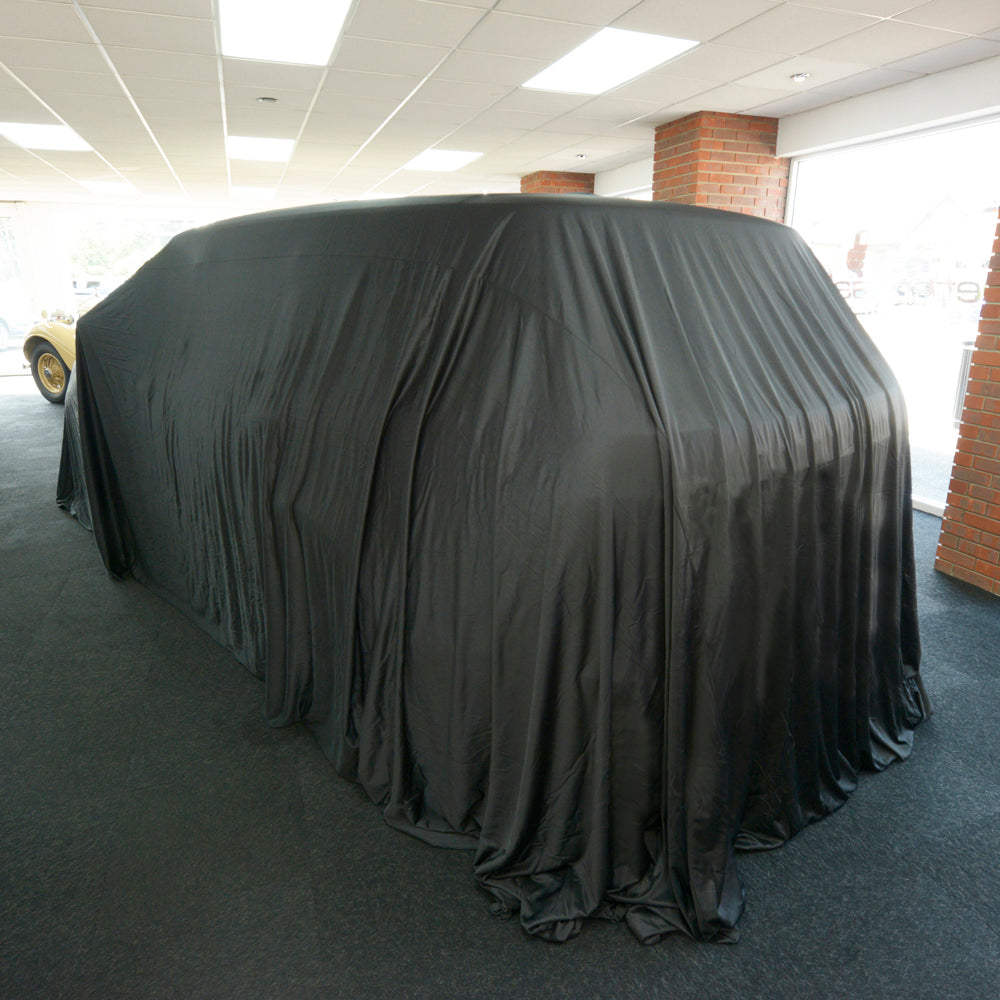 Showroom Reveal Housse de voiture pour modèles Fiat – Housse de très grande taille – Noir (450B)